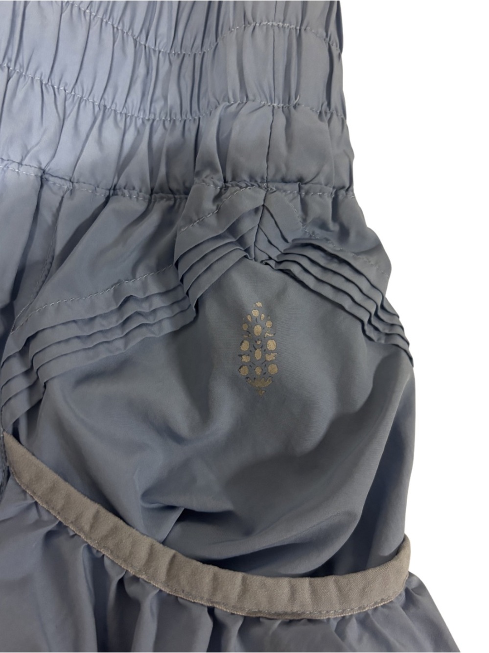FP Movement Blue/Gray Get Your Flirt On Shorts • Size Large - Picture 8 of 10